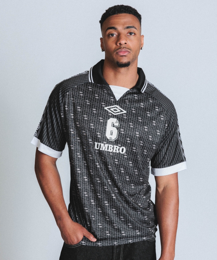 Camiseta Umbro FV Jersey Preto / Branco