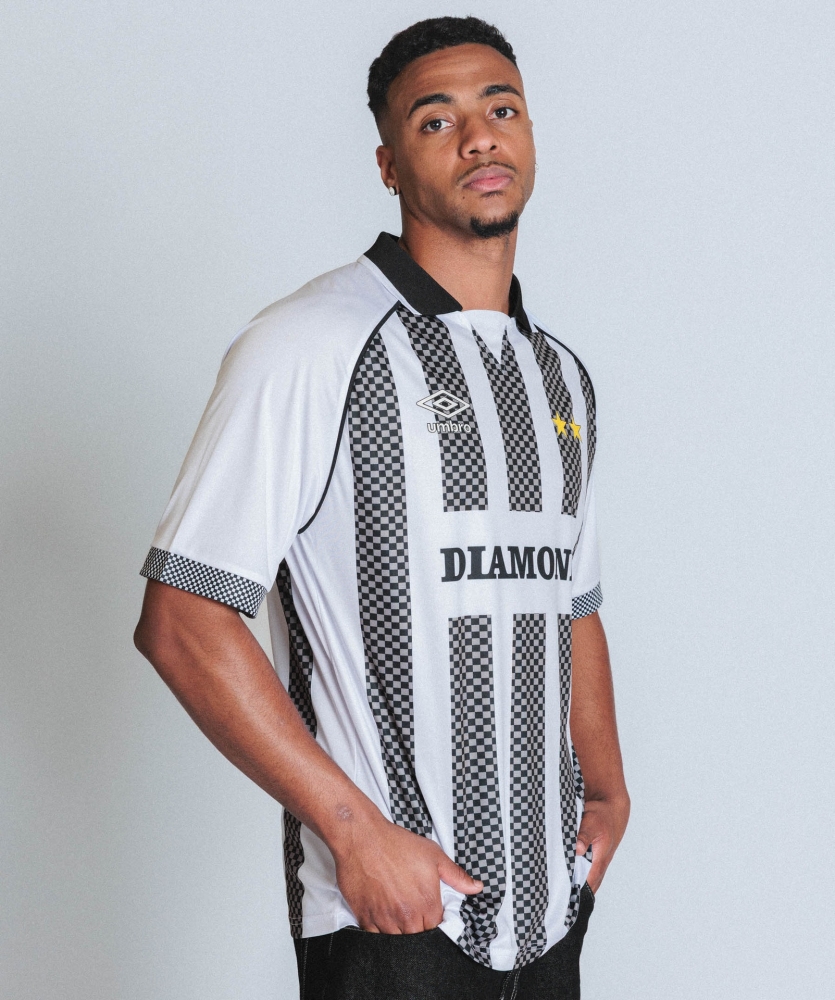 T-shirt Umbro C90 Jersey White / Black / Lemon Chrome