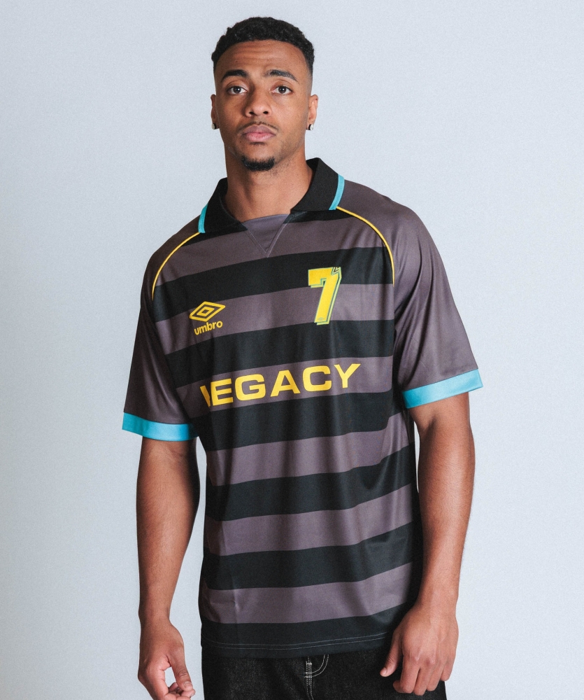 Camiseta Umbro C90 Jersey sombra escura / preto / cromo de limão