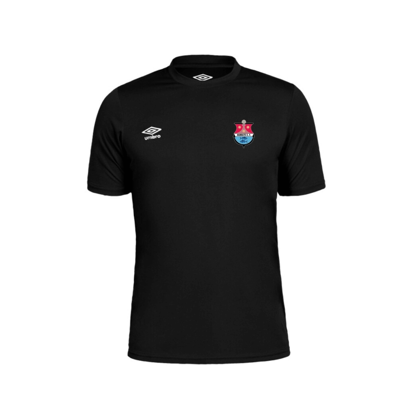 T-shirt goleiros de treino preto barbado cf