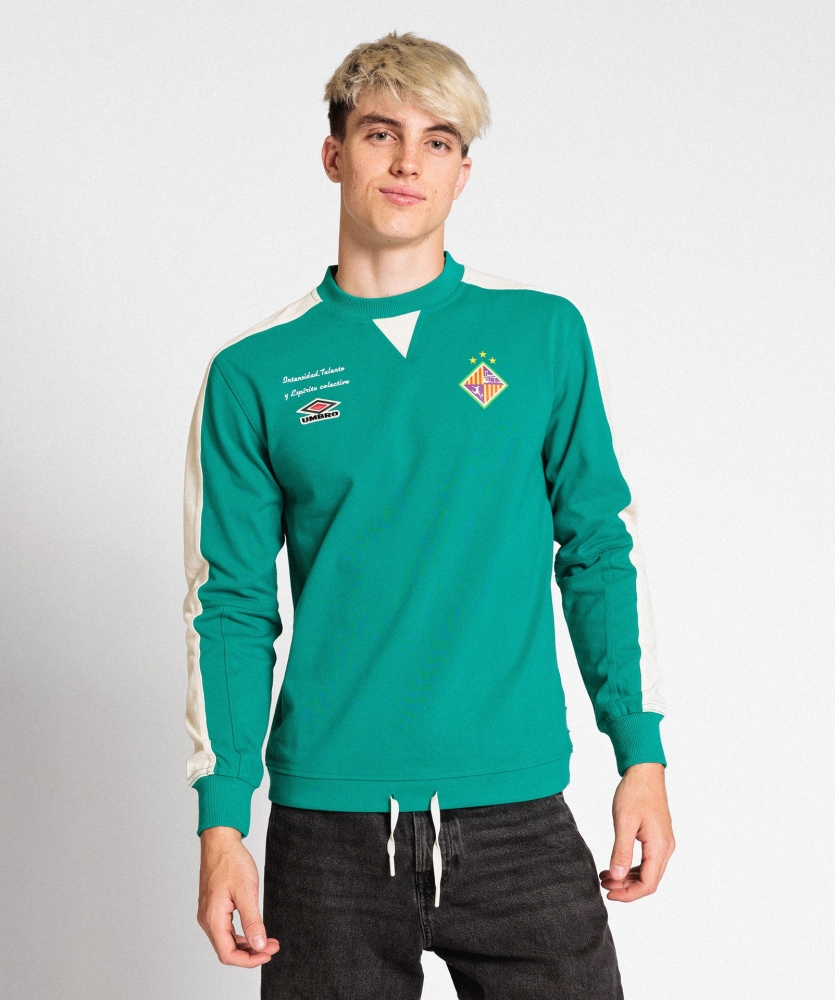 Sudadera Umbro Palma Futsal Panelled Quetzal Green / Papyrus