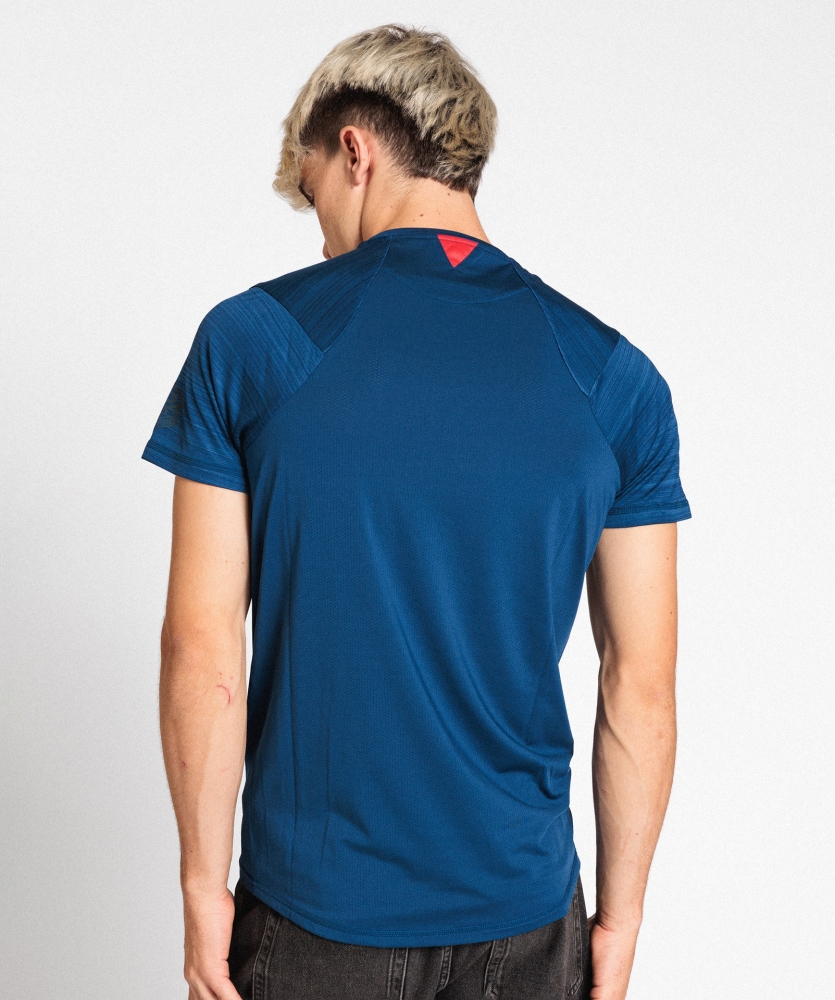 Camiseta Umbro Real Ávila Pro Training Marl Poly Tee Estate Blue Marl
