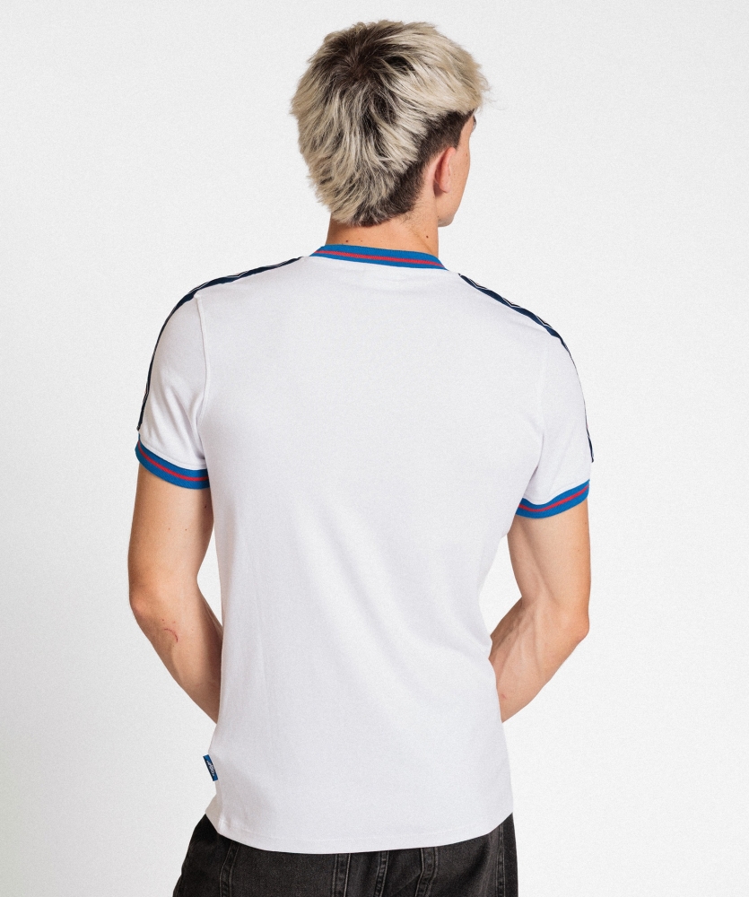 Camiseta Umbro Real Ávila Infilled Tape Tee Brilliant White