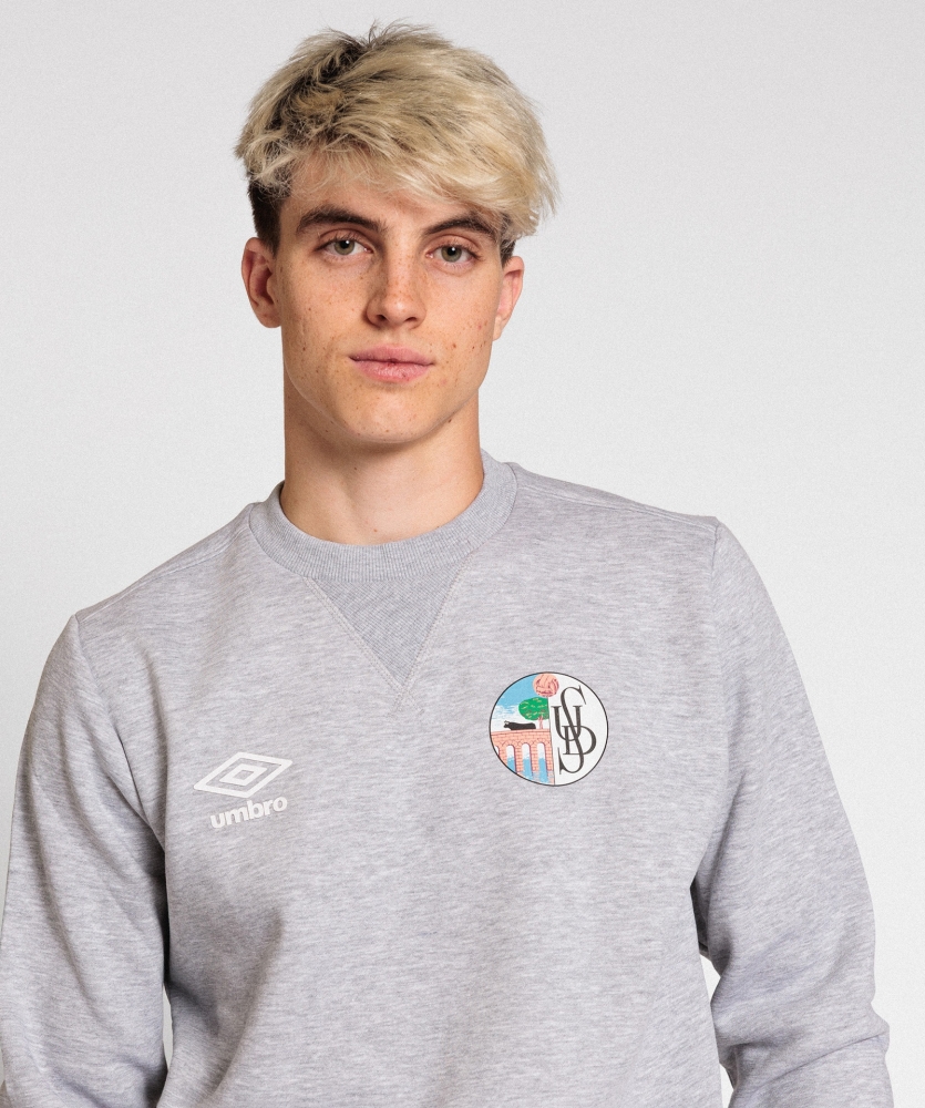 Sudadera Umbro Salamanca Wardrobe Neck Small Logo Grey 2
