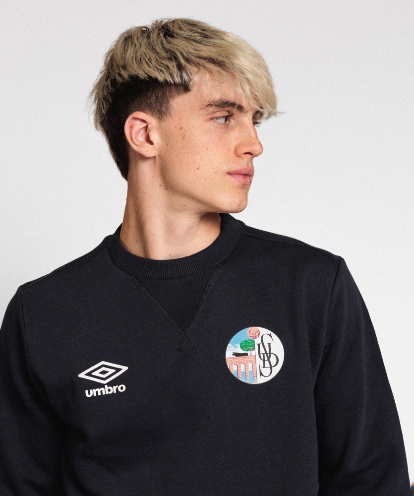 Camisola Umbro Salamanca Pescoço Pequeno Logotipo Marinha