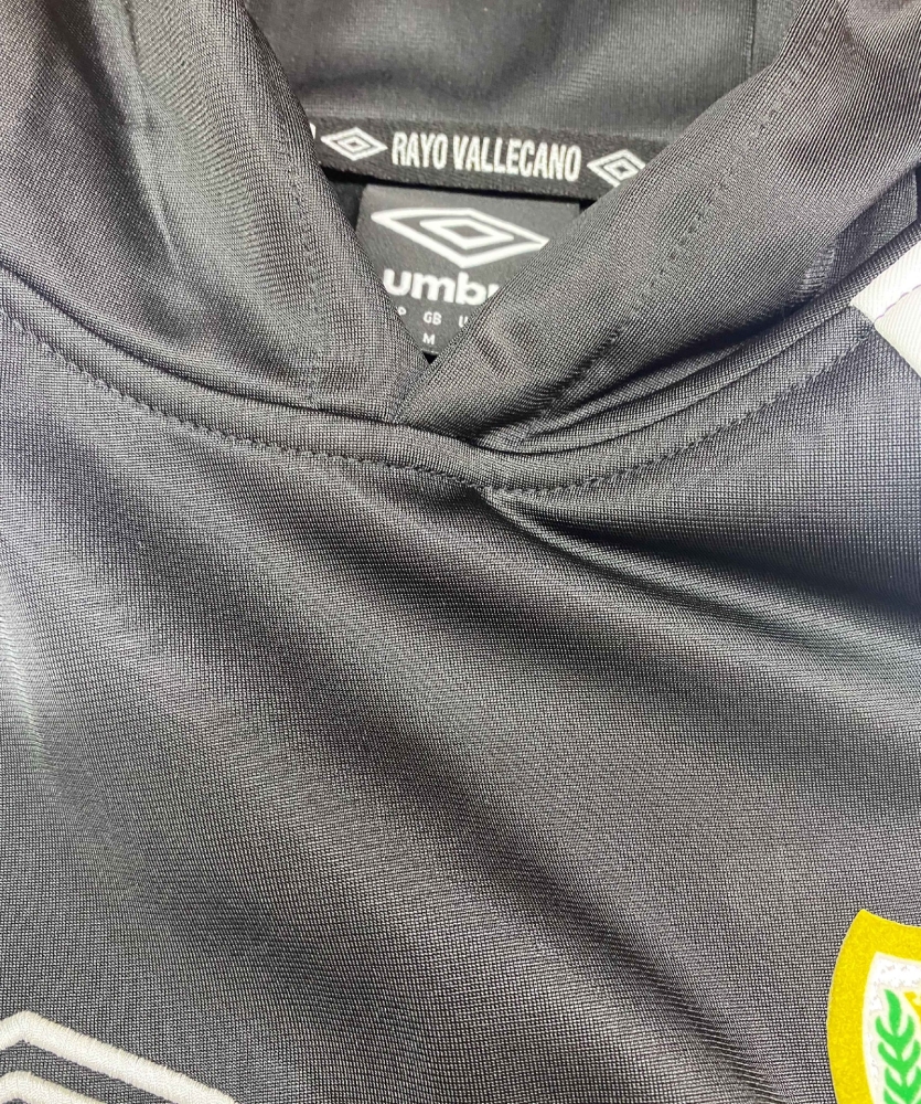 Sudadera Umbro Nobleza Rayo Vallecano RFT Hoodie Black / White