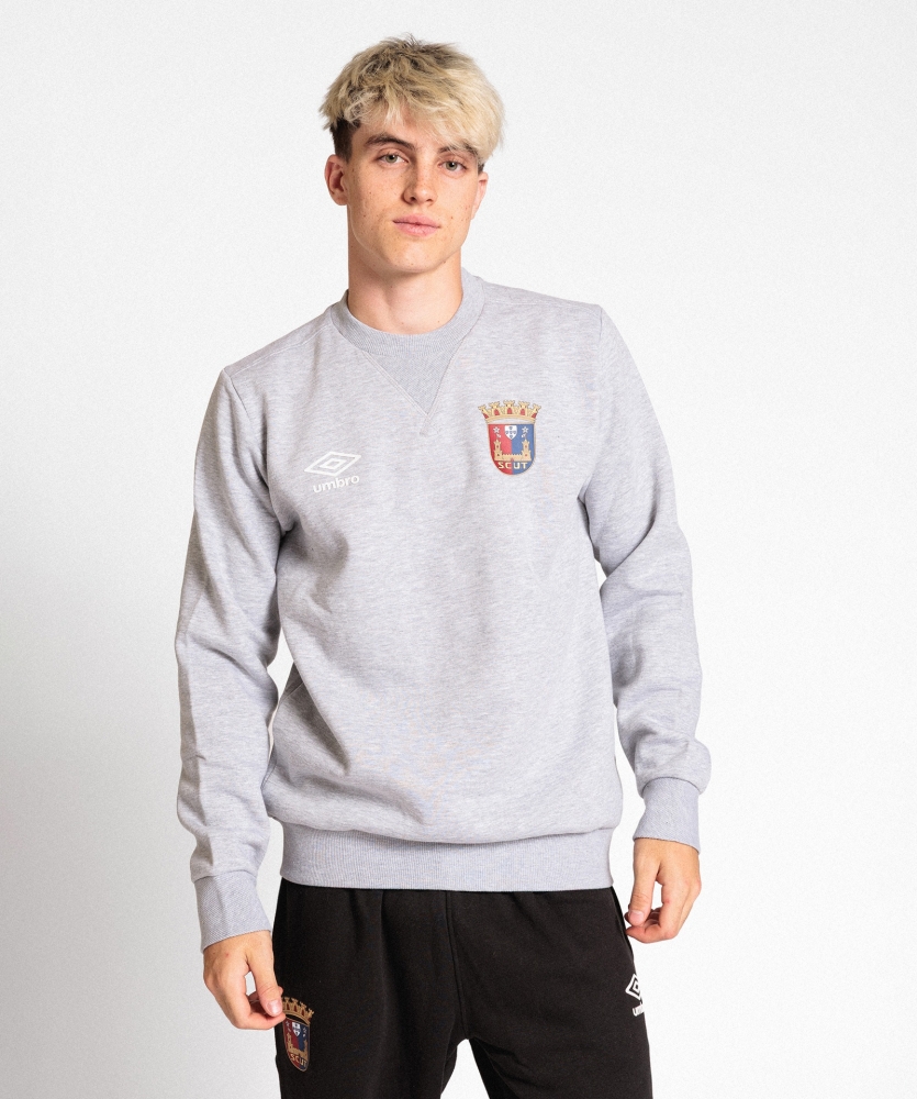 Sudadera Umbro Torreense Wardrobe Neck Small Logo Grey