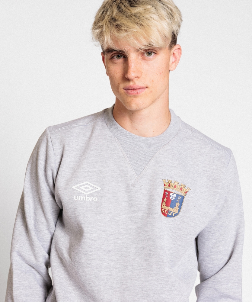Sudadera Umbro Torreense Wardrobe Neck Small Logo Grey 2