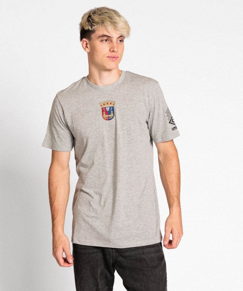 Camiseta Umbro Torreense FW Terrace Graphic Grey Marl
