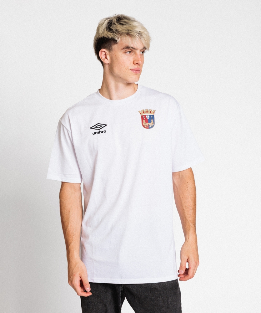 Camiseta Umbro Torreense Essential Wardrobe Small Logo Brilliant White / Black