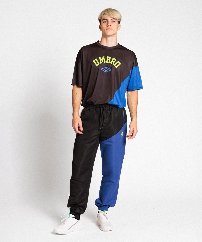 Pantalón Umbro Sportstyle Urbano Pant  Black / Royal Blue... 2