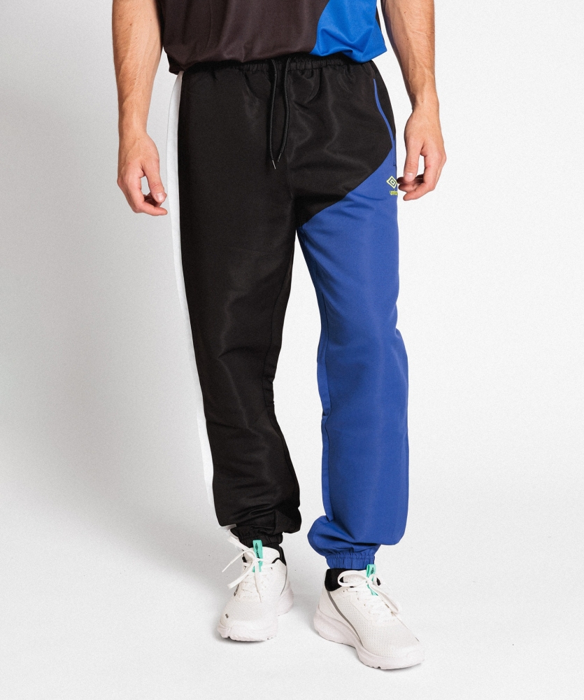 Pantalón Umbro Sportstyle Urbano Pant  Black / Royal Blue / White / Lime Green