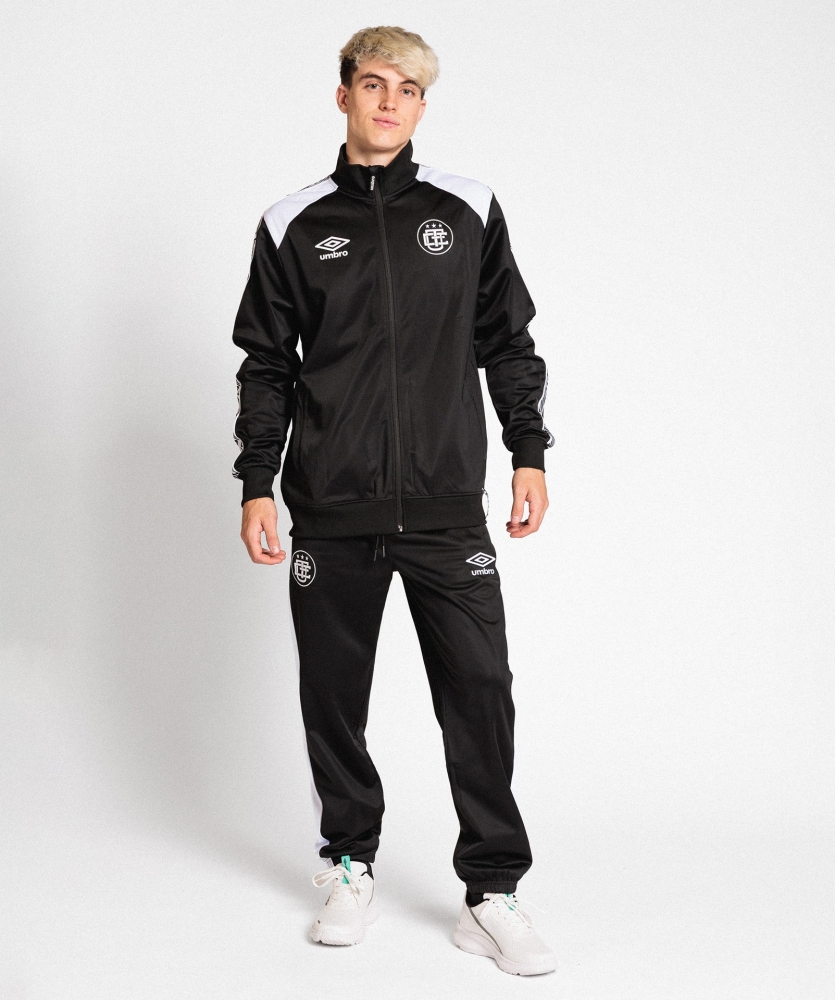 Chaqueta Umbro RFT jacket Black / Dark Gull Gray / White 2