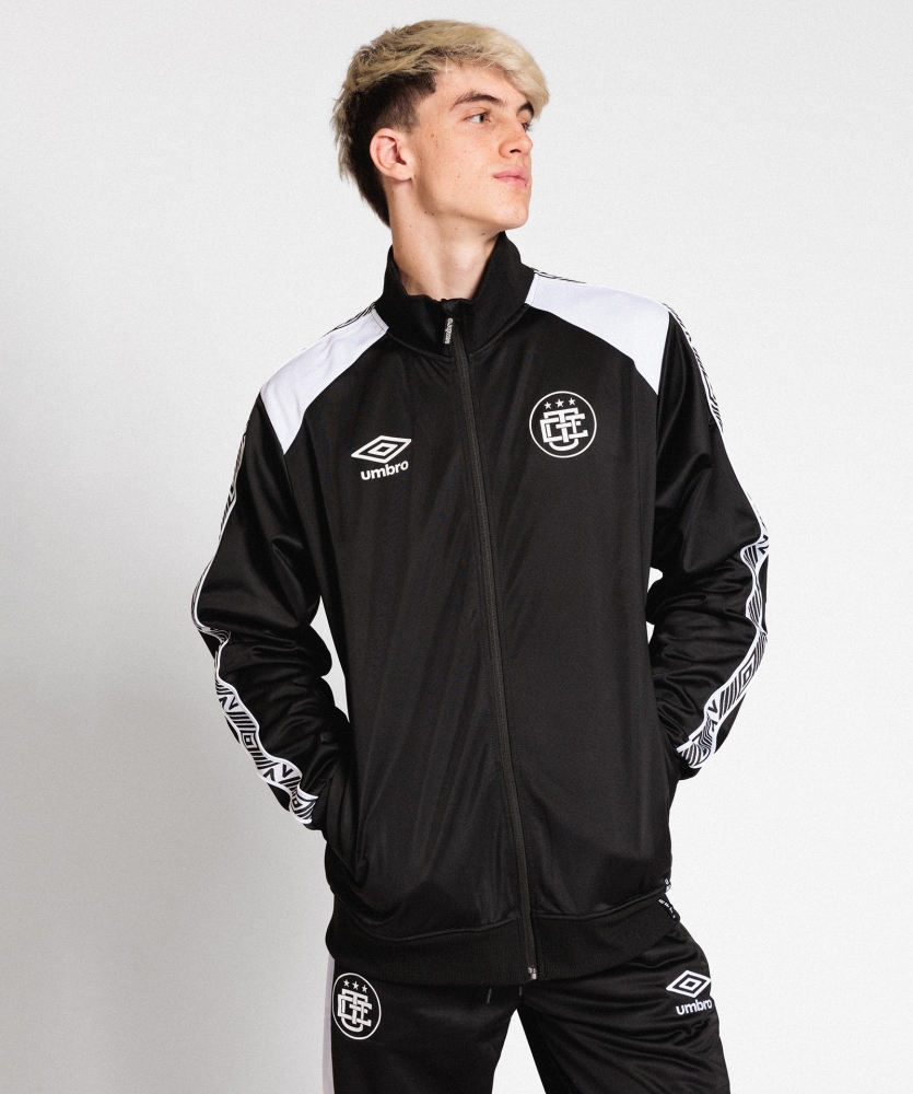 Chaqueta Umbro RFT jacket Black / Dark Gull Gray / White