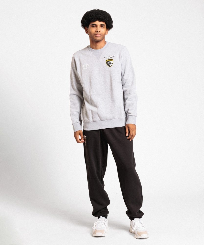 Sudadera Umbro Portimonense Wardrobe Neck Small Logo Grey