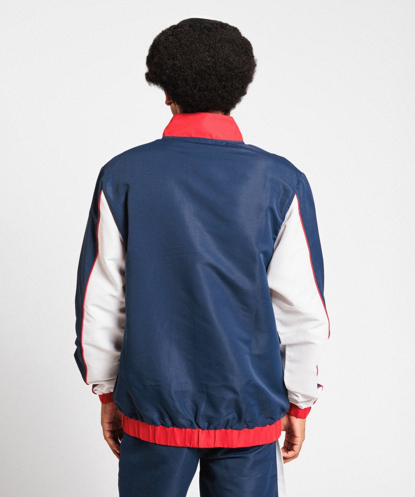 Chandal Umbro Real Ávila Walking 26-27 Player Tracksuit Blue / Red / White