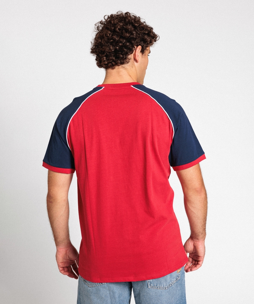 Camisetas Umbro Real Ávila Walking T-shirt 26-27 Red / Blue / White