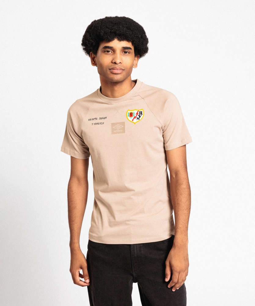 Camiseta Umbro Rayo Vallecano Nobleza RLXD Tee Simply Taupe