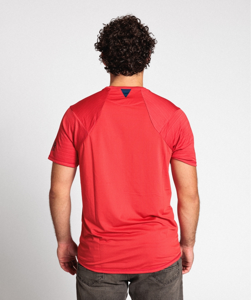Camiseta Umbro Rayo Vallecano Nobleza Pro Training Marl Poly Tee Rococco Red Marl