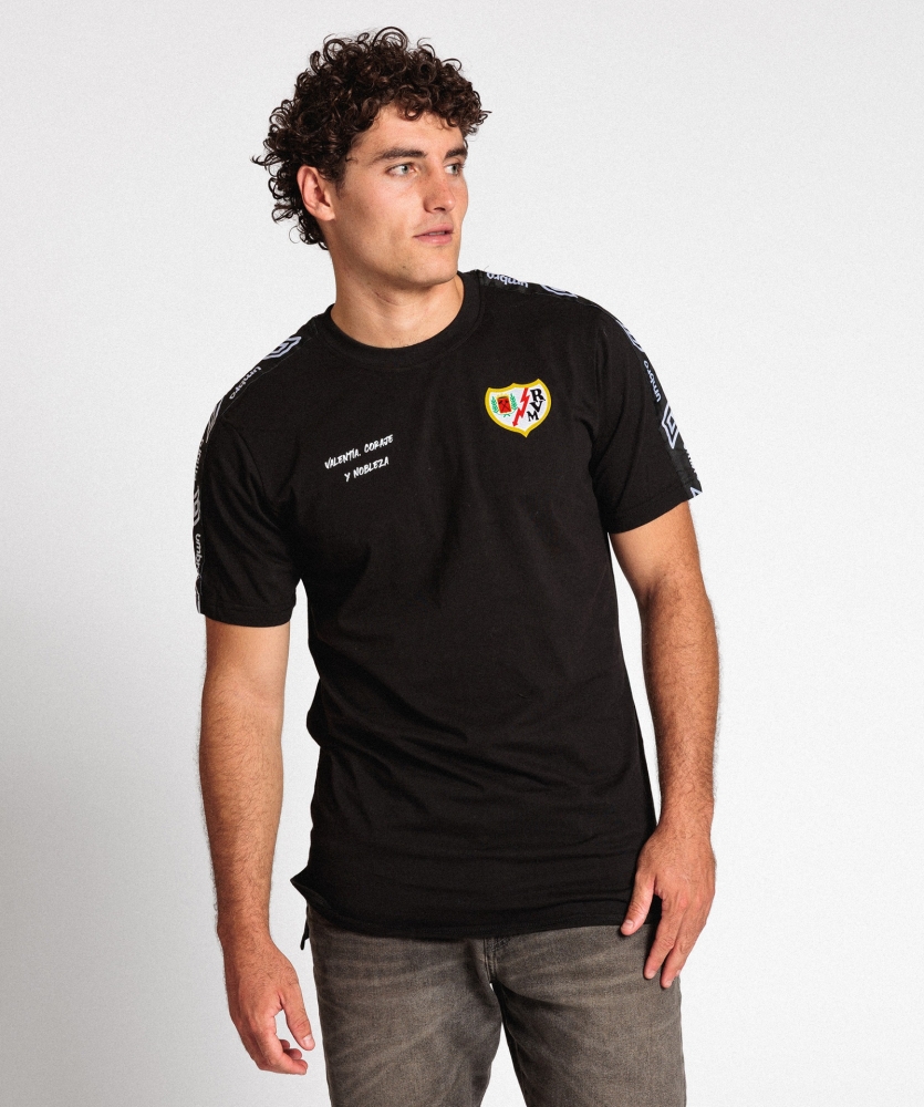 Camiseta Umbro Rayo Vallecano Nobleza Hércules Black