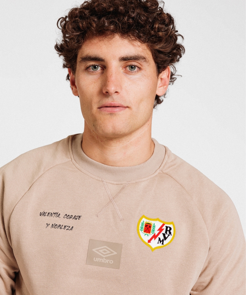 Sudadera Umbro Rayo Vallecano Nobleza RLXD Sweat Simply Taupe