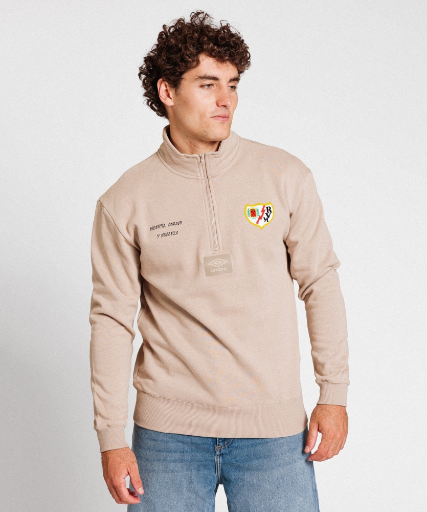 Sudadera Umbro Rayo Vallecano RLXD ¼ Zip Fleece Simply Taude
