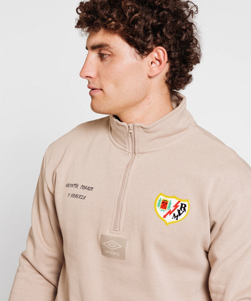 Sudadera Umbro Rayo Vallecano RLXD ¼ Zip Fleece Simply Taude