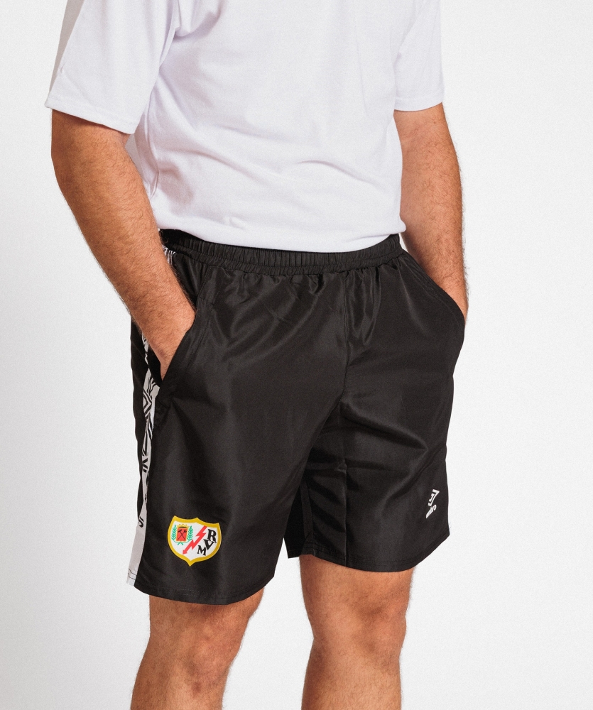 Bermuda Umbro Rayo Vallecano Walking 26-27 Player Short Black / White