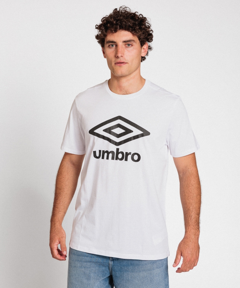 Camiseta Umbro Large Logo Cotton Tee Brilliant White