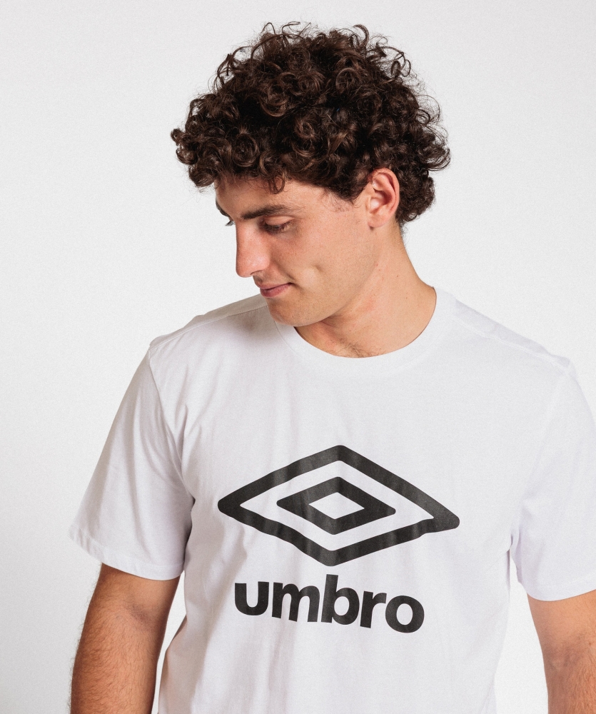 Camiseta Umbro Large Logo Cotton Tee Brilliant White