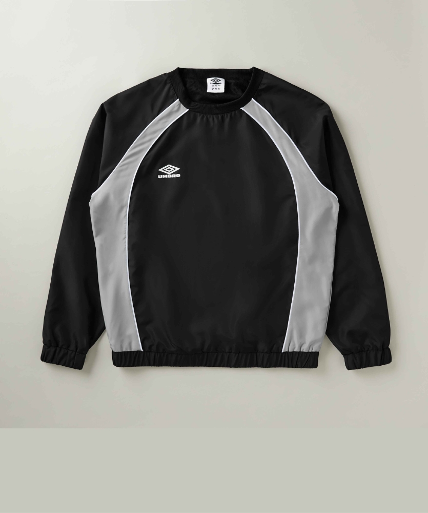 Sudadera Umbro Panelled Sweat Black / Neutral Gray / Brilliant White