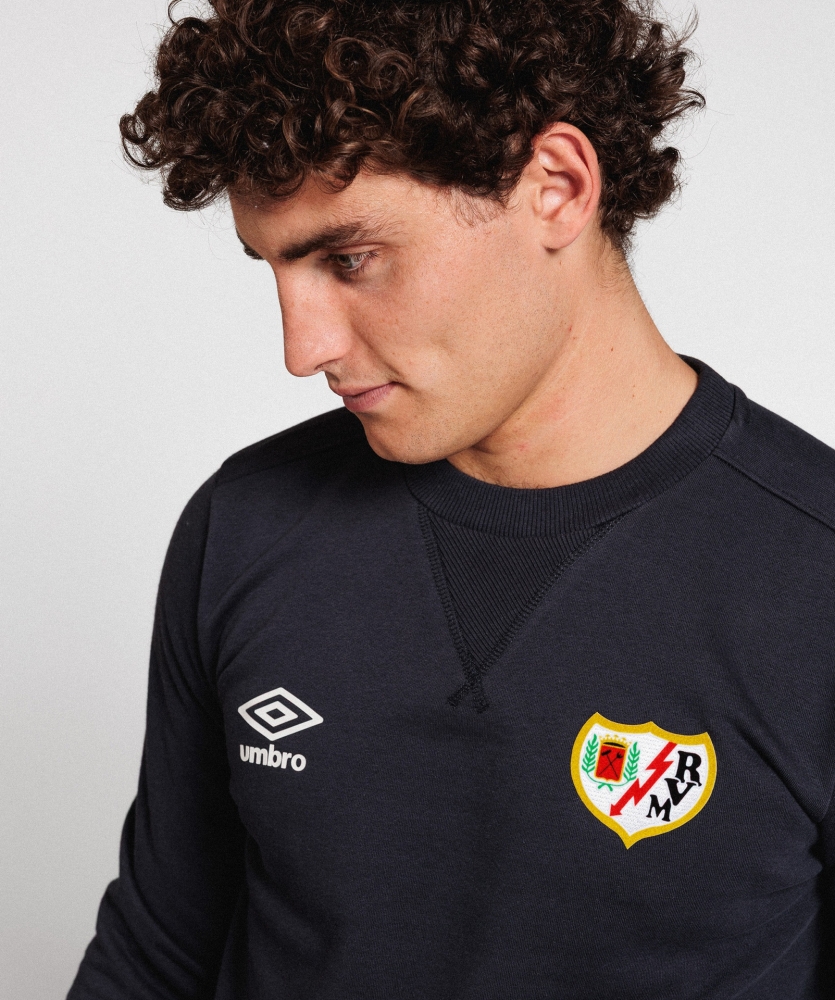 Sudadera Umbro Rayo Vallecano Wardrobe Neck Small Logo Navy