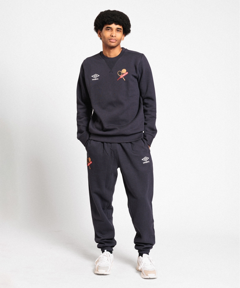 Sudadera Umbro Leixões Wardrobe Neck Small Logo Navy