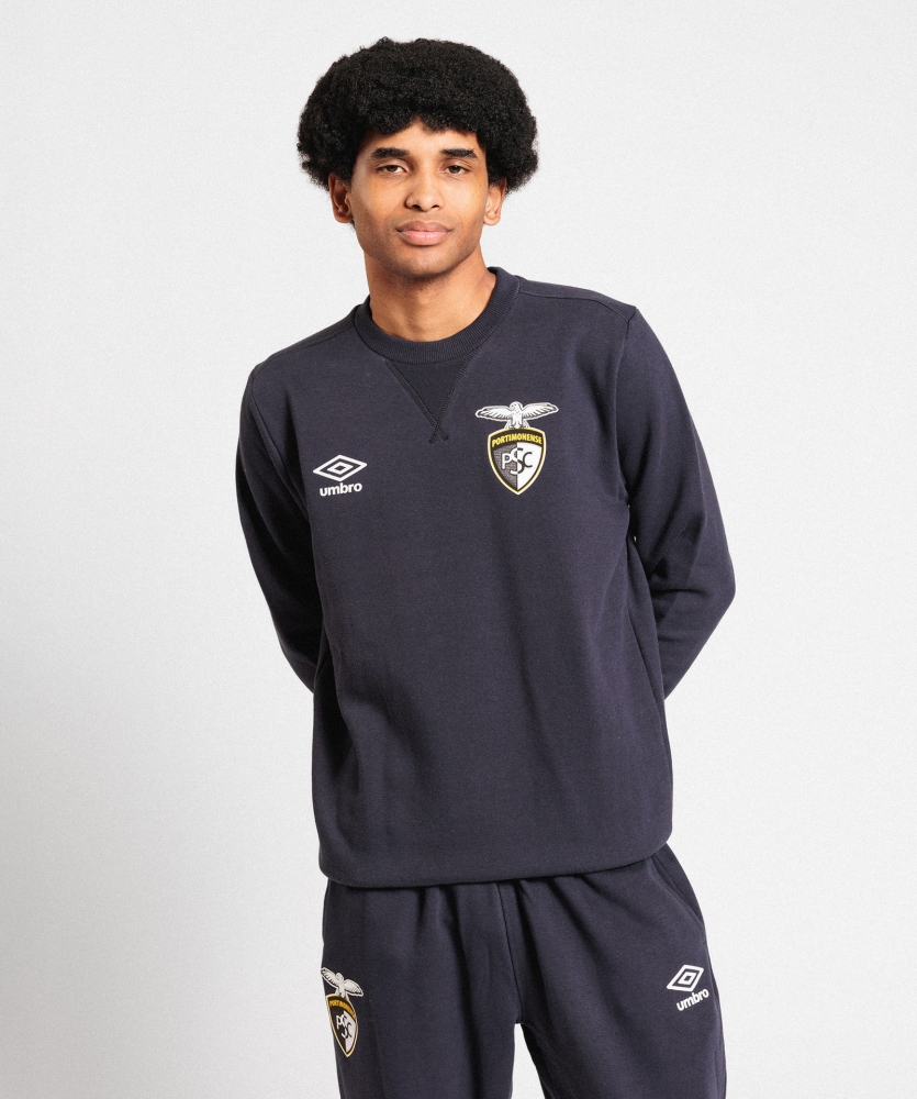 Sudadera Umbro Portimonense Wardrobe Neck Small Logo Navy