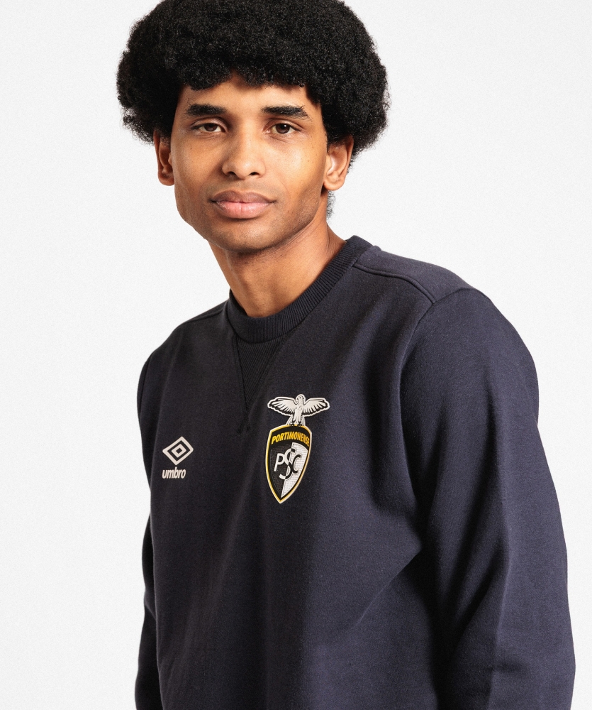 Sudadera Umbro Portimonense Wardrobe Neck Small Logo Navy