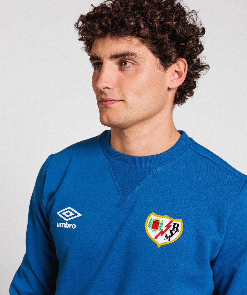 Sudadera Umbro Rayo Vallecano Wardrobe Neck Small Logo Royal 2