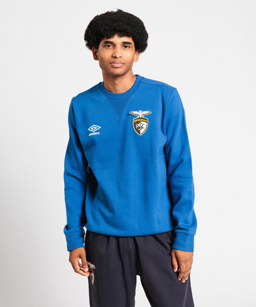 Sudadera Umbro Portimonense Wardrobe Neck Small Logo Royal