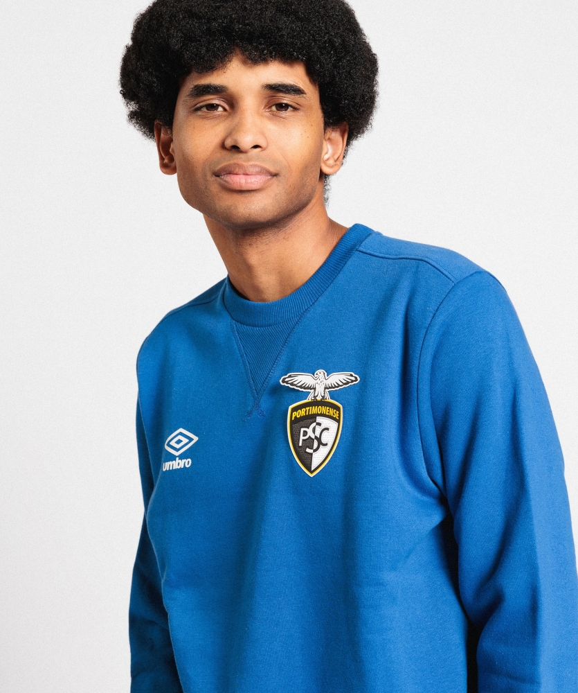 Sudadera Umbro Portimonense Wardrobe Neck Small Logo Royal