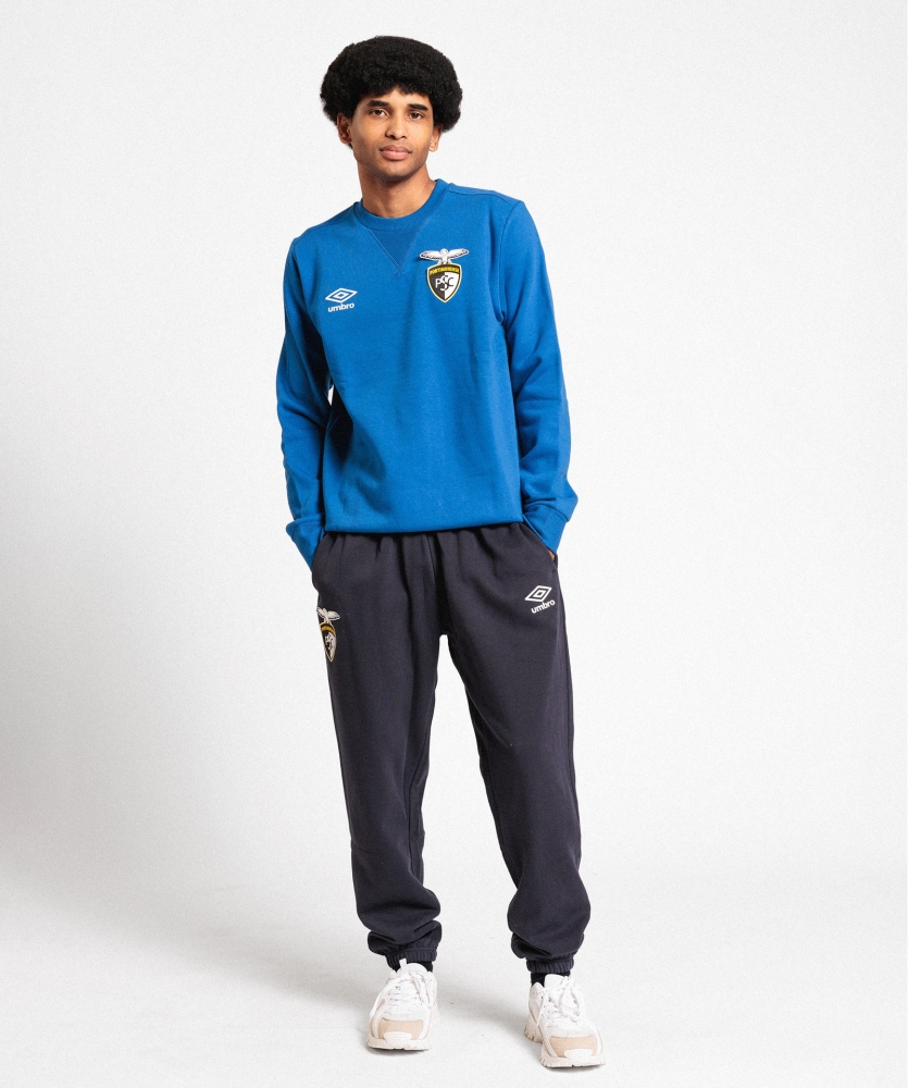 Sudadera Umbro Portimonense Wardrobe Neck Small Logo Royal