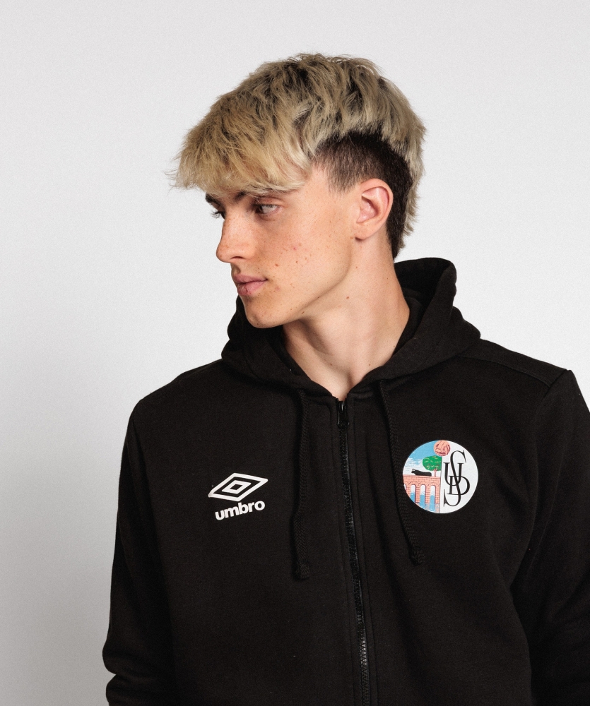 Chaqueta Umbro Salamanca Wardrobe Zip Hoodie Small Logo Black