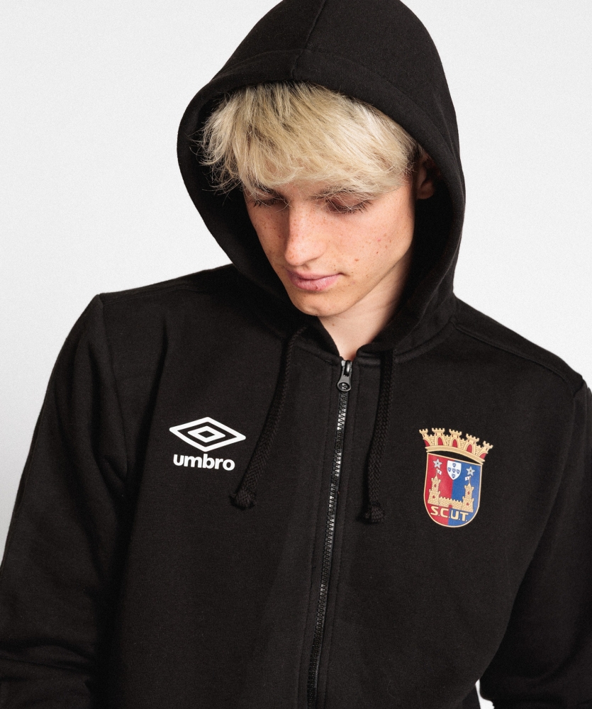 Chaqueta Umbro Torreense Wardrobe Zip Hoodie Small Logo Black