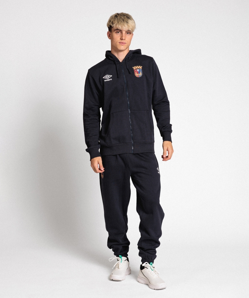 Chaqueta Umbro Torreense Wardrobe Zip Hoodie Small Logo Navy / White / Navy