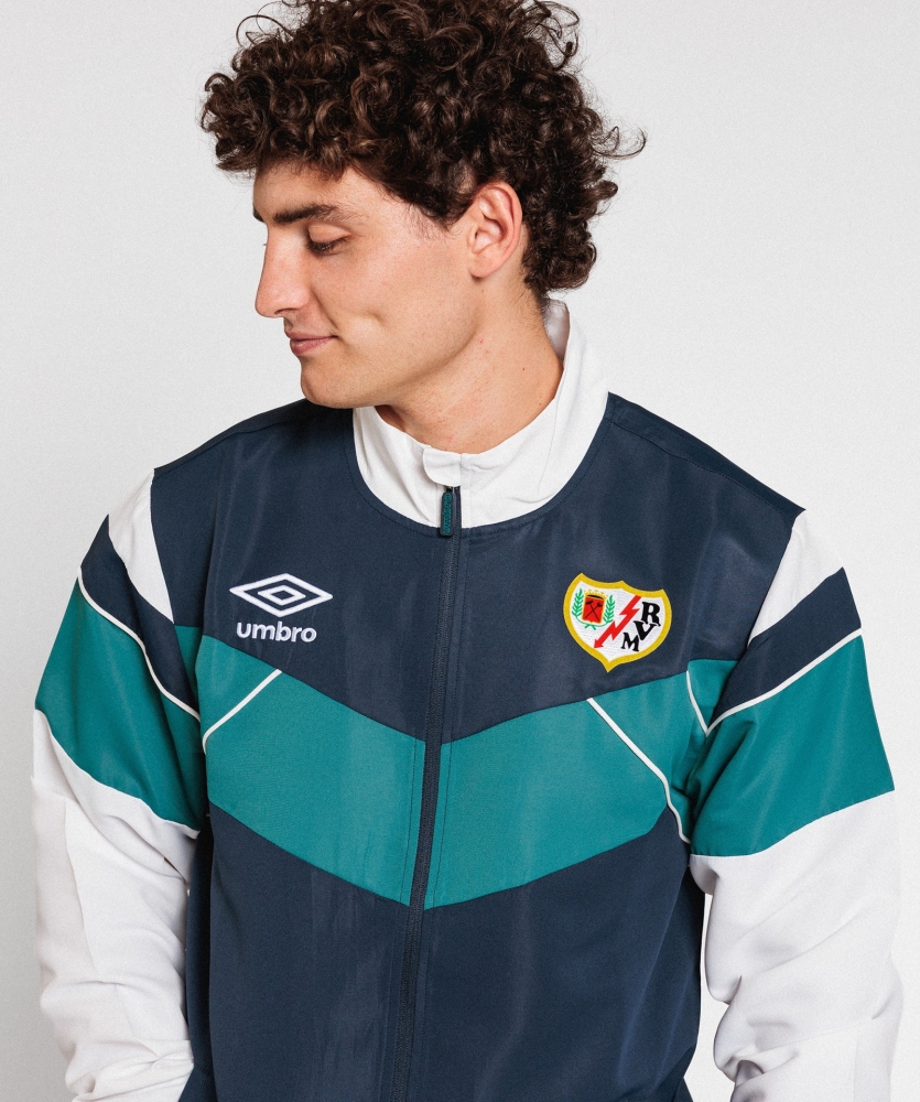 Chandal Umbro Rayo Vallecano Walking Tracksuit 26-27 Navy / Dark Green / White