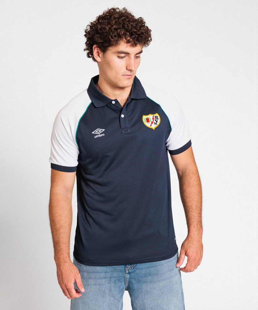 Polo Umbro Rayo Vallecano Walking 26-27 Player Polo Navy / White
