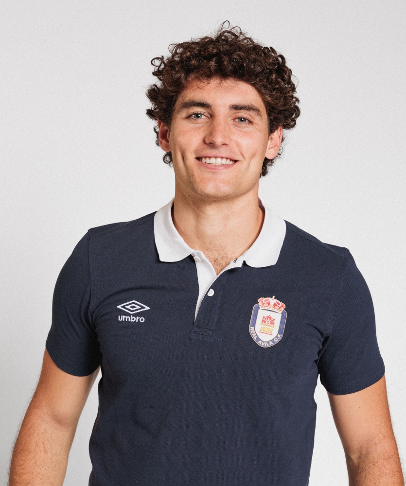 Polo Umbro Real Ávila Contrast Pique Navy / White 2