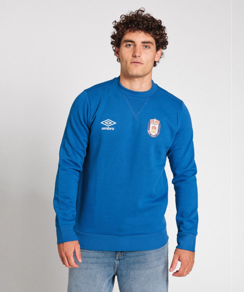 Sudadera Umbro Real Ávila Wardrobe Neck Small Logo Royal
