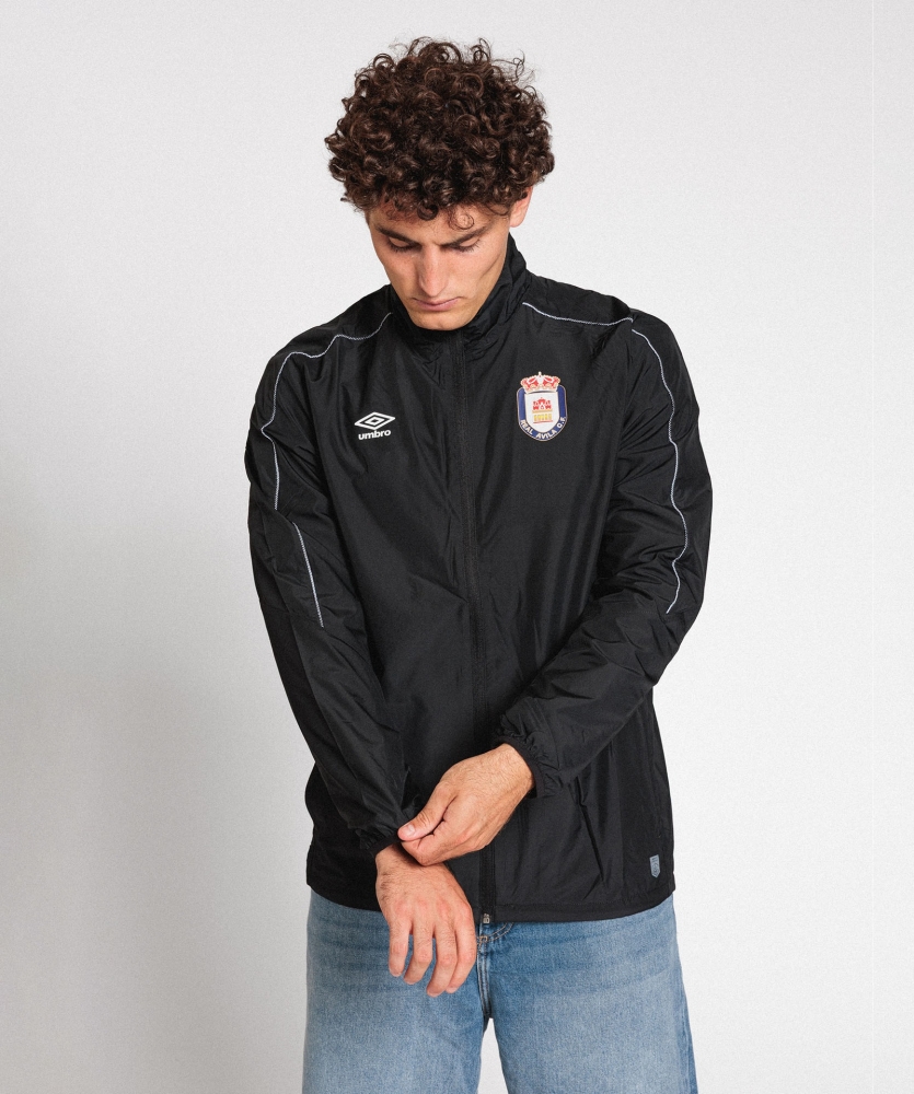 Chaqueta Cortaviento Umbro Real Ávila Shower Pro Training Black