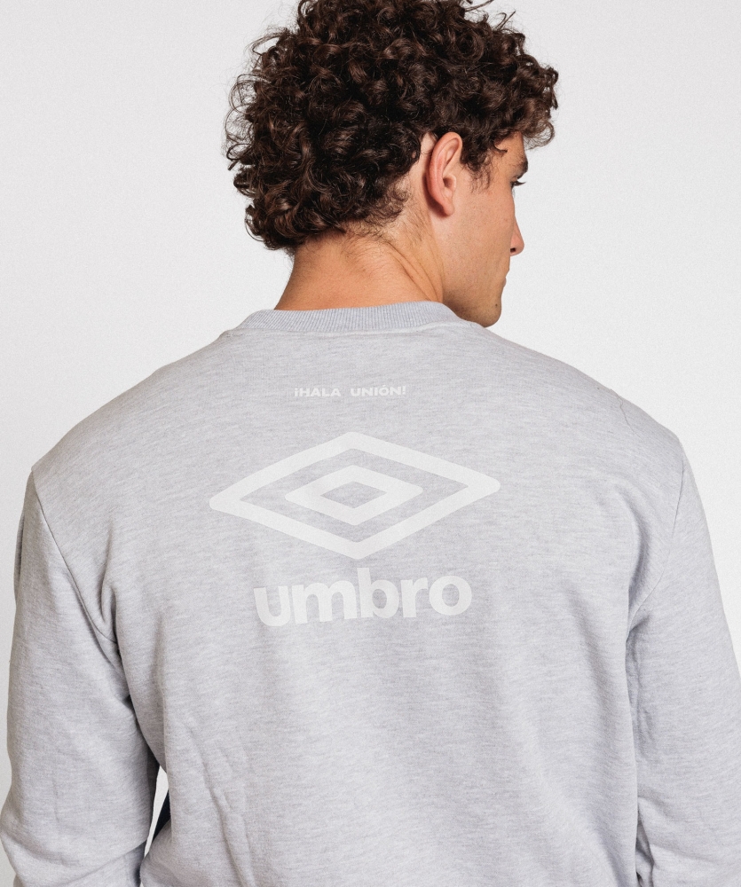 Sudadera Umbro Salamanca FW Sportswear Grey Marl / Nouvean Navy / Woodland Grey