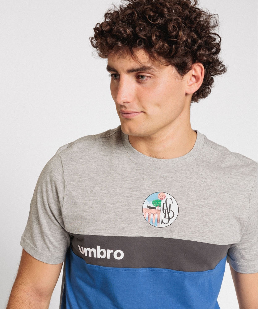 Camiseta Umbro Salamanca Sportswear Brilliant White / Dark Navy / Woodland Grey